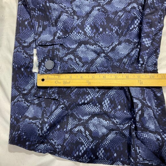 Seven7 Sz4 Indigo Pythod Skinny Pants - Picture 11 of 12